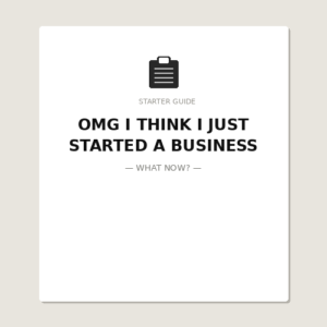 OMG I Think I Just Started a Business — What Now?